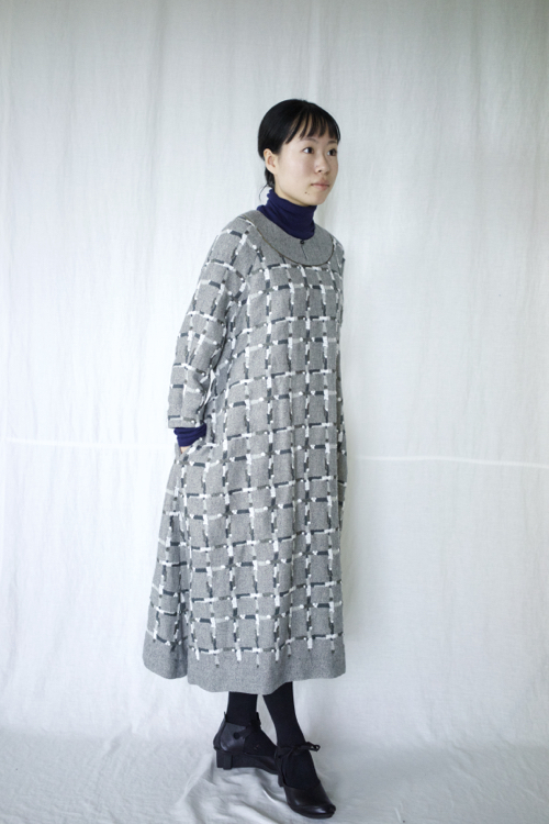 ミナペルホネン snow fence ロングドレスワンピース 【公式通販】 