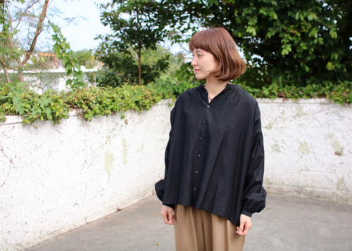 humoresque(ユーモレスク)/gather blouse silk トップス シャツ