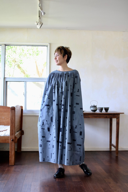 ミナ ペルホネンpiece ドレス– blue gray –72,000 | Shoka: