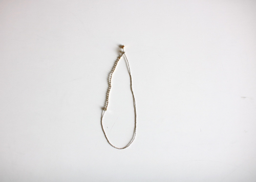 sold outsemenoネックレス シルバービーズ | Shoka: